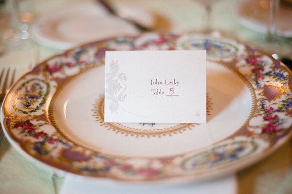 Blush_Pink_Pennsylvania_Wedding_by_New_Chapters_Photography.12 Vintage Plate